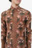 73 London Floral Print Button Up Shirt Size 39 Mens