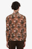 73 London Floral Print Button Up Shirt Size 39 Mens