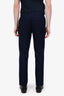 Berluti Blue Wool/Cashmere Straight Leg Trousers Size 48 Mens
