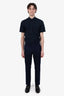 Berluti Blue Wool/Cashmere Straight Leg Trousers Size 48 Mens