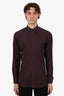 Prada Black/Red Patterned Button Down Shirt Size 42 Mens