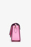 Versace Pink Grained Calfskin La Medusa Shoulder Bag