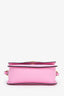 Versace Pink Grained Calfskin La Medusa Shoulder Bag