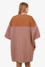 Gucci Runway Herringbone/Beige Cord Cape Jacket Size 42