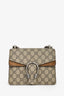 Gucci Beige Canvas/Leather Mini Dionysus Chain Shoulder Bag