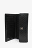 Pre-Loved Chanel™ 2006-08 Black Chevron Leather Long Wallet