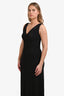Rixo Black Floral Sleeveless Midi Dress Size XXS