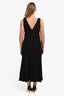 Rixo Black Floral Sleeveless Midi Dress Size XXS