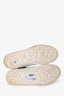 Alexander McQueen White Leather Black Suede Sneakers Size 38.5