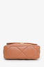 Pre-Loved Chanel™ 2022 Brown Goatskin Leather 'Chanel 19' Small Flap Shoulder Bag