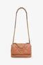 Pre-Loved Chanel™ 2022 Brown Goatskin Leather 'Chanel 19' Small Flap Shoulder Bag