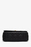 Christian Dior 2023 Black Supple Cannage Calfskin Leather Small Dior Caro Bag