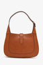 Gucci Brown Leather Medium Jackie 1961 Hobo Shoulder Bag With Strap