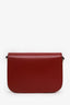 Gucci Red Leather Horsebit Medium 1955 Shoulder Bag