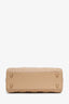 Christian Dior 2024 Beige Cannage Lambskin Small Lady Dior With Strap