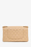 Pre-Loved Chanel™ Beige Caviar Medium Classic Double Flap Bag
