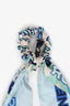 Pre-Loved Chanel™ Blue Silk CC Scrunchie and Scarf Hair Tie Set
