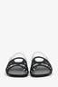 Hermès Black/White Camilla Sandals Size 36
