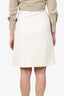 Tibi White Belted Wrap Midi Skirt Size 00