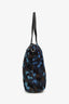 Prada Black/Blue Nylon Tessuto Camouflage Tote With Strap