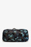 Prada Black/Blue Nylon Tessuto Camouflage Tote With Strap
