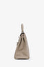 Hermès 2008 Gris Tourterelle Clemence Leather Retourne Kelly 32 With Strap