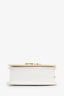 Christian Dior 2020 White Micro Cannage 30 Montaigne Chain Shoulder Bag