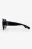 Pre-Loved Chanel™ Black Acetate Interlocking CC Logo Oversized Sunglasses