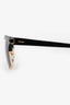 Cartier Black/Gold Browline Square C De Pilot Tinted Sunglasses