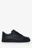 Christian Louboutin Black Leather Louis Junior Sneakers Size 37
