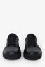 Christian Louboutin Black Leather Louis Junior Sneakers Size 37