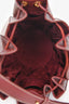 Must de Cartier Burgundy Leather Bucket Bag