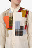 Junya Watanabe Comme des Garcons Beige Patchwork Button-Up Shirt Size S Mens