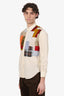 Junya Watanabe Comme des Garcons Beige Patchwork Button-Up Shirt Size S Mens
