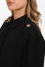 Alexander Wang Black Silk Long Sleeve Knee Length Dress Size 6