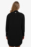 Alexander Wang Black Silk Long Sleeve Knee Length Dress Size 6