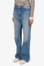 Paco Rabanne Blue Denim Flare Leg Jeans Size 40