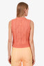 Acne Studios Orange V-Neck Sweater Vest Size S