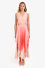 Maje Coral Resia Cutout Ombre Maxi Dress Size 2
