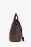 Louis Vuitton Brown Suede LV Monogram Antheia Ixia PM With Strap