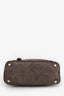 Louis Vuitton Brown Suede LV Monogram Antheia Ixia PM With Strap