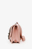 Miu Miu Pink Matelasse Leather Lady Jeweled Buckle Chain Shoulder Bag