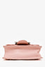 Miu Miu Pink Matelasse Leather Lady Jeweled Buckle Chain Shoulder Bag