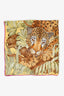 Salvatore Ferragamo Multicolour Silk Jungle Leopard Print Scarf