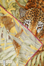 Salvatore Ferragamo Multicolour Silk Jungle Leopard Print Scarf
