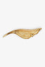 Christian Dior Vintage Gold Tone Wing Brooch
