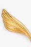 Christian Dior Vintage Gold Tone Wing Brooch
