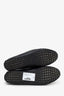 Louis Vuitton Black Brushed Leather Penny Loafers Size 37.5