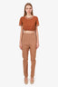 Max Mara Camel Straight Leg Pants Size 12