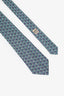 Hermès Green/Blue Patterned Tie